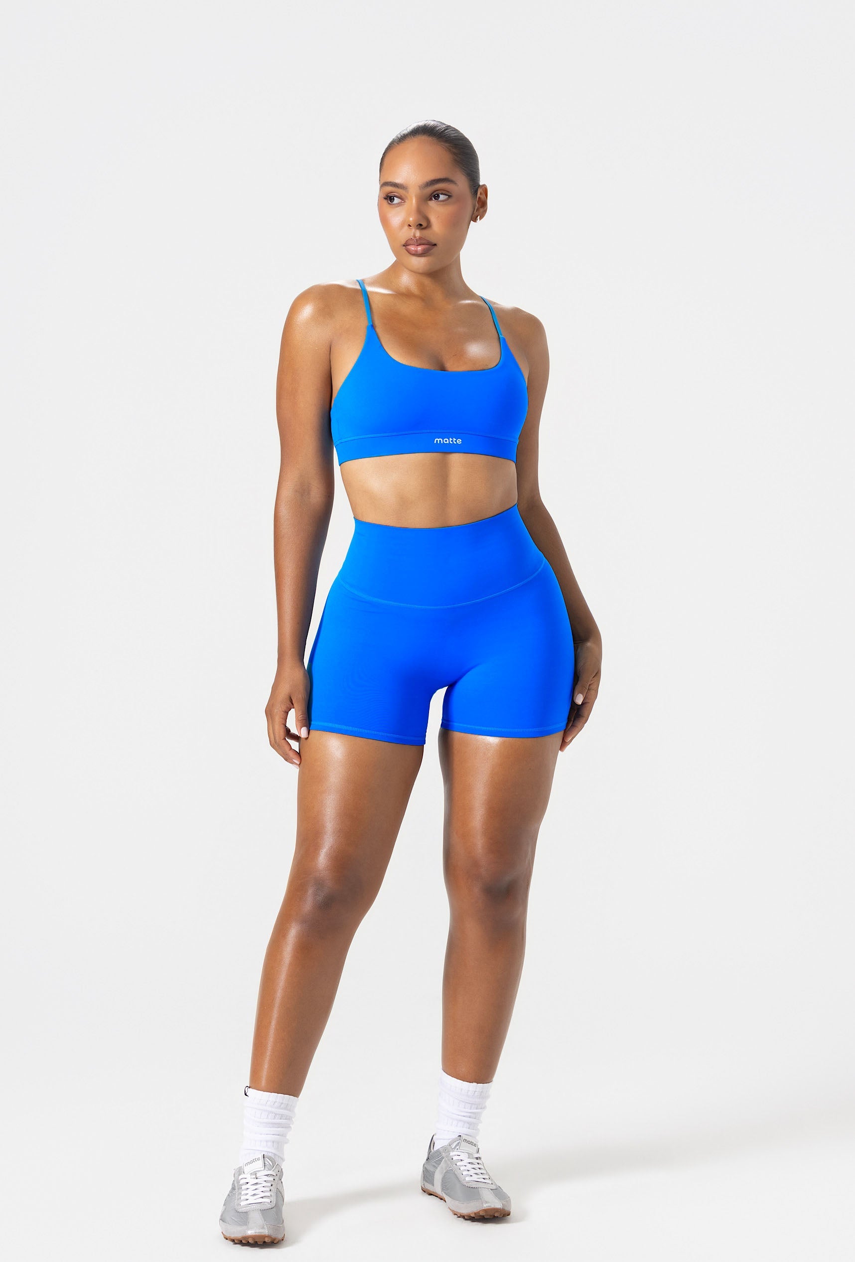 Essential 4" Biker Shorts - Santorini