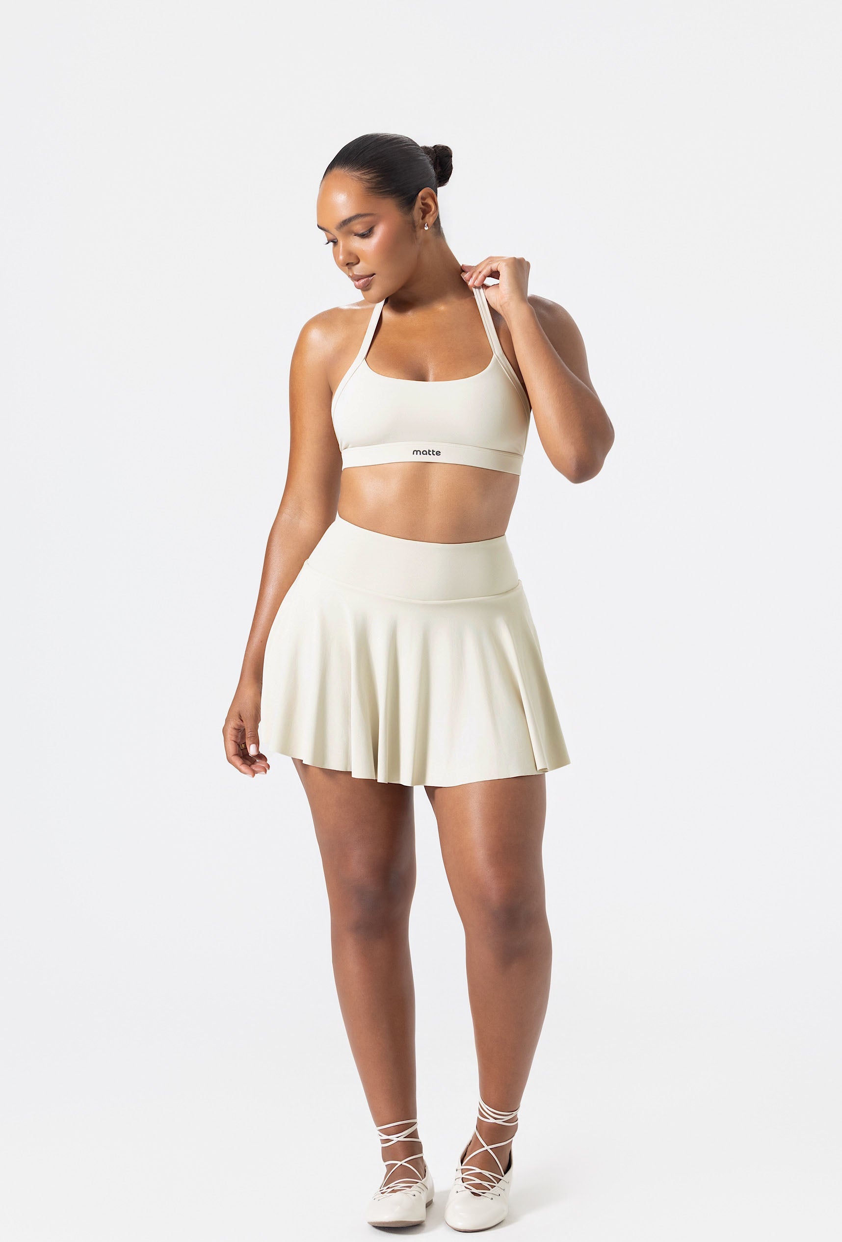Lounge Tennis Skirt - Vanilla