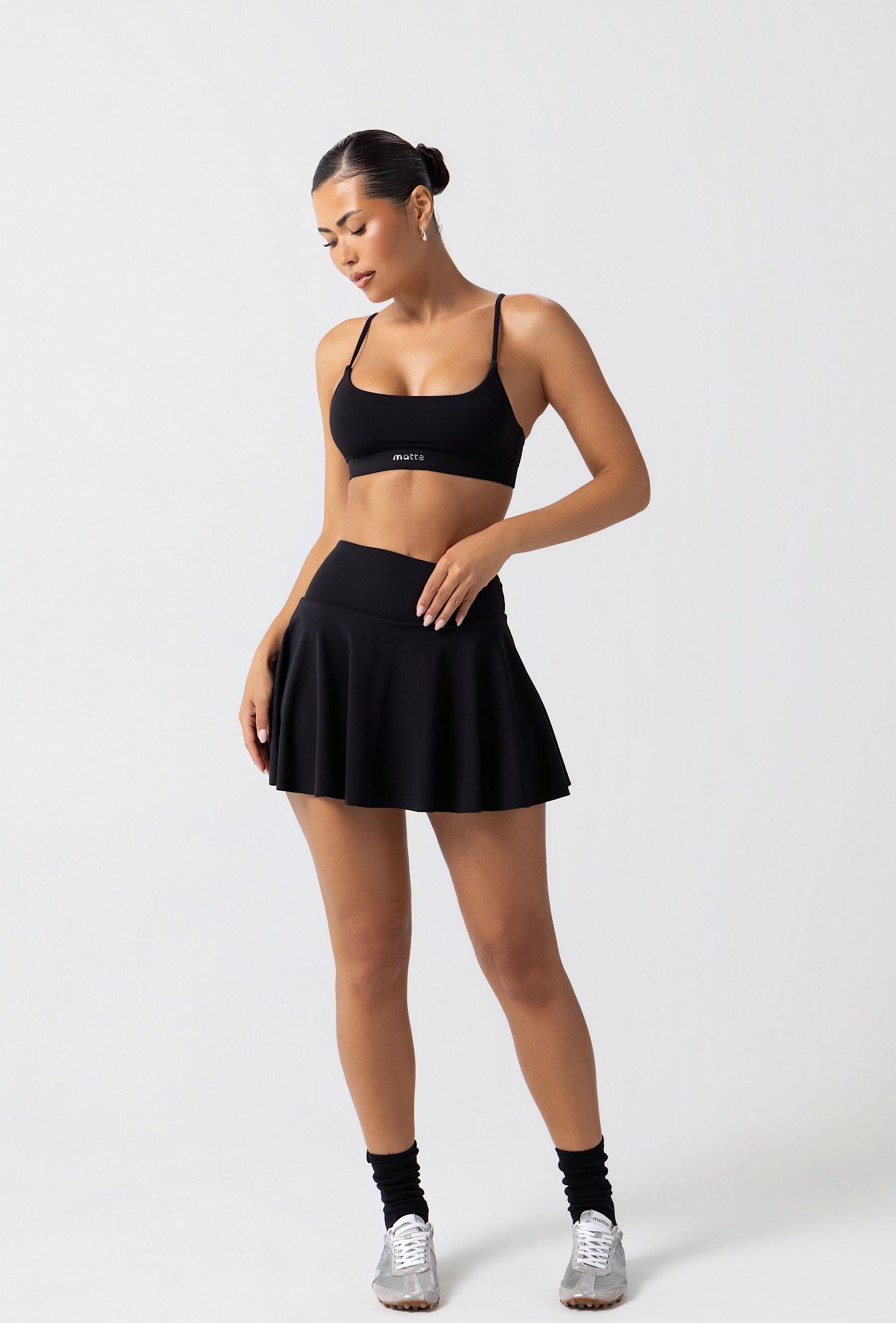 Lounge Tennis Skirt - Black Galaxy