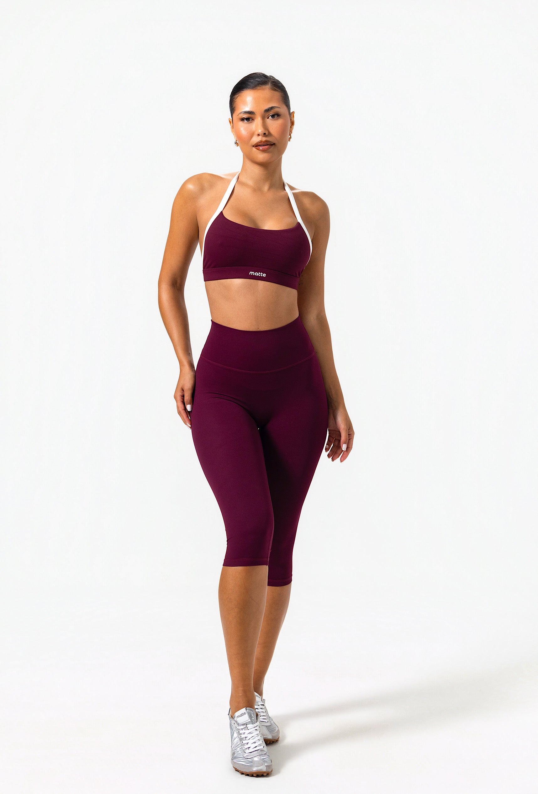 Capri Essential Legging - Burgundy