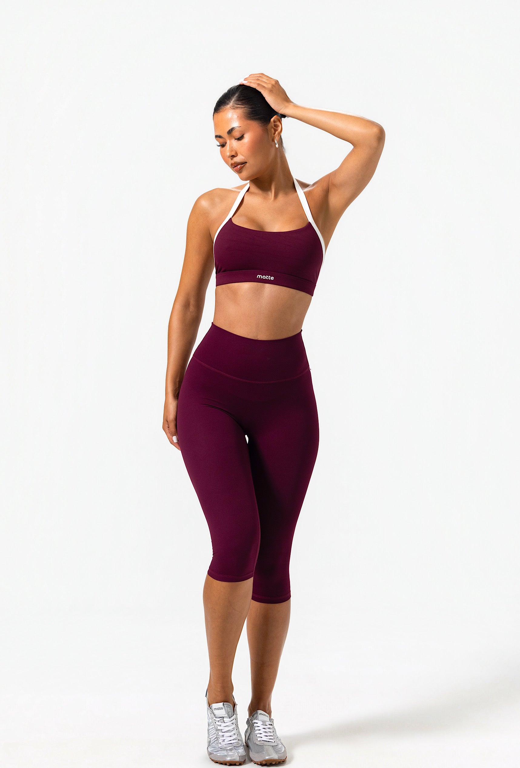 Capri Essential Legging - Burgundy