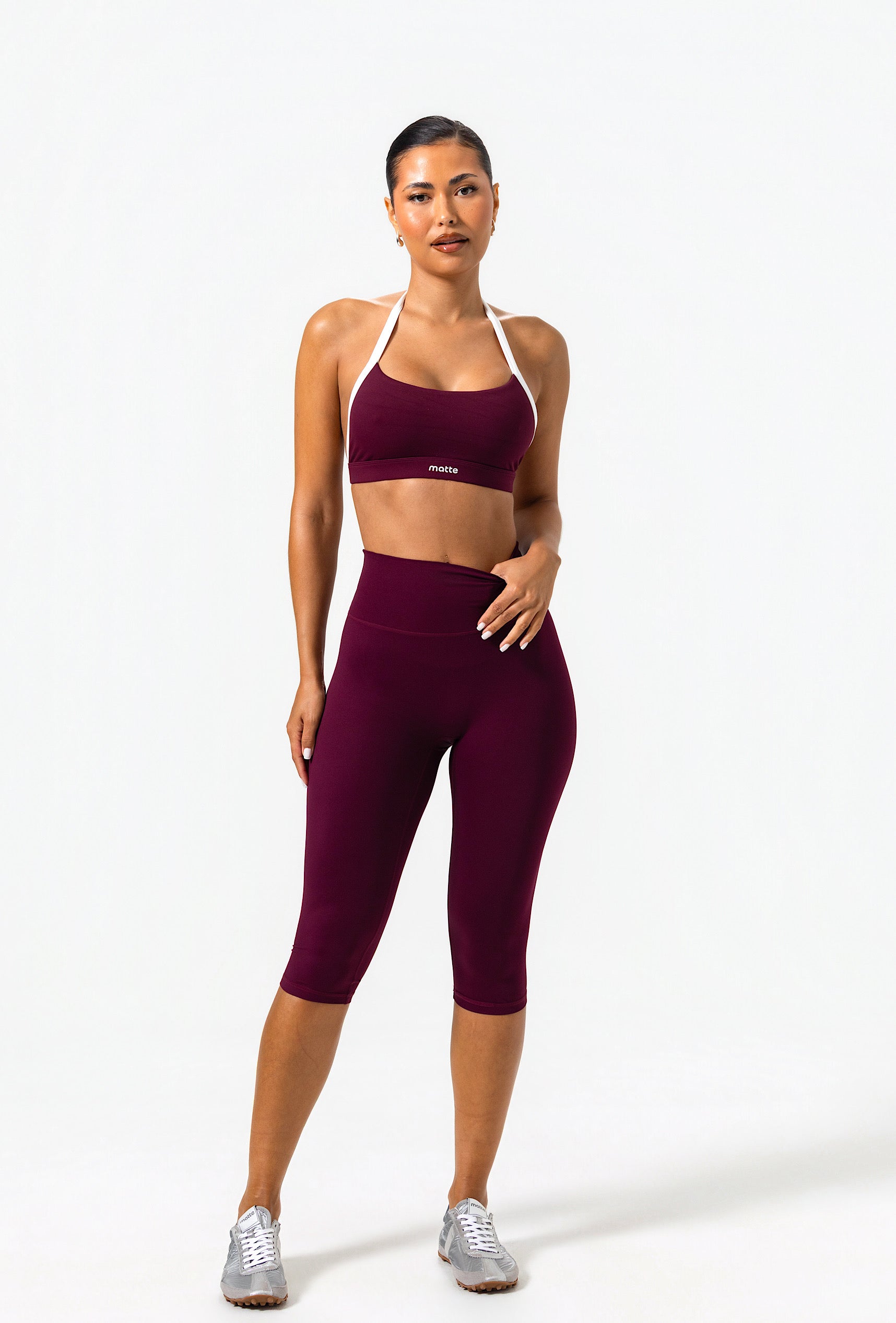 Capri Essential Legging - Burgundy