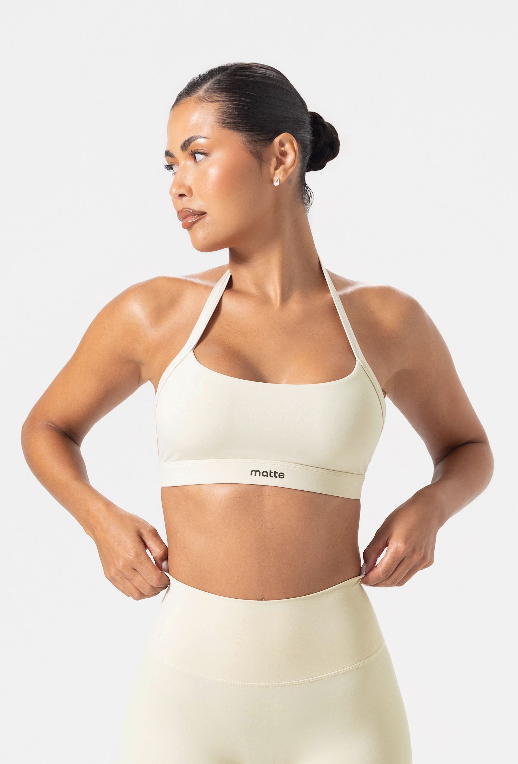 Form Halter Bra - Vanilla