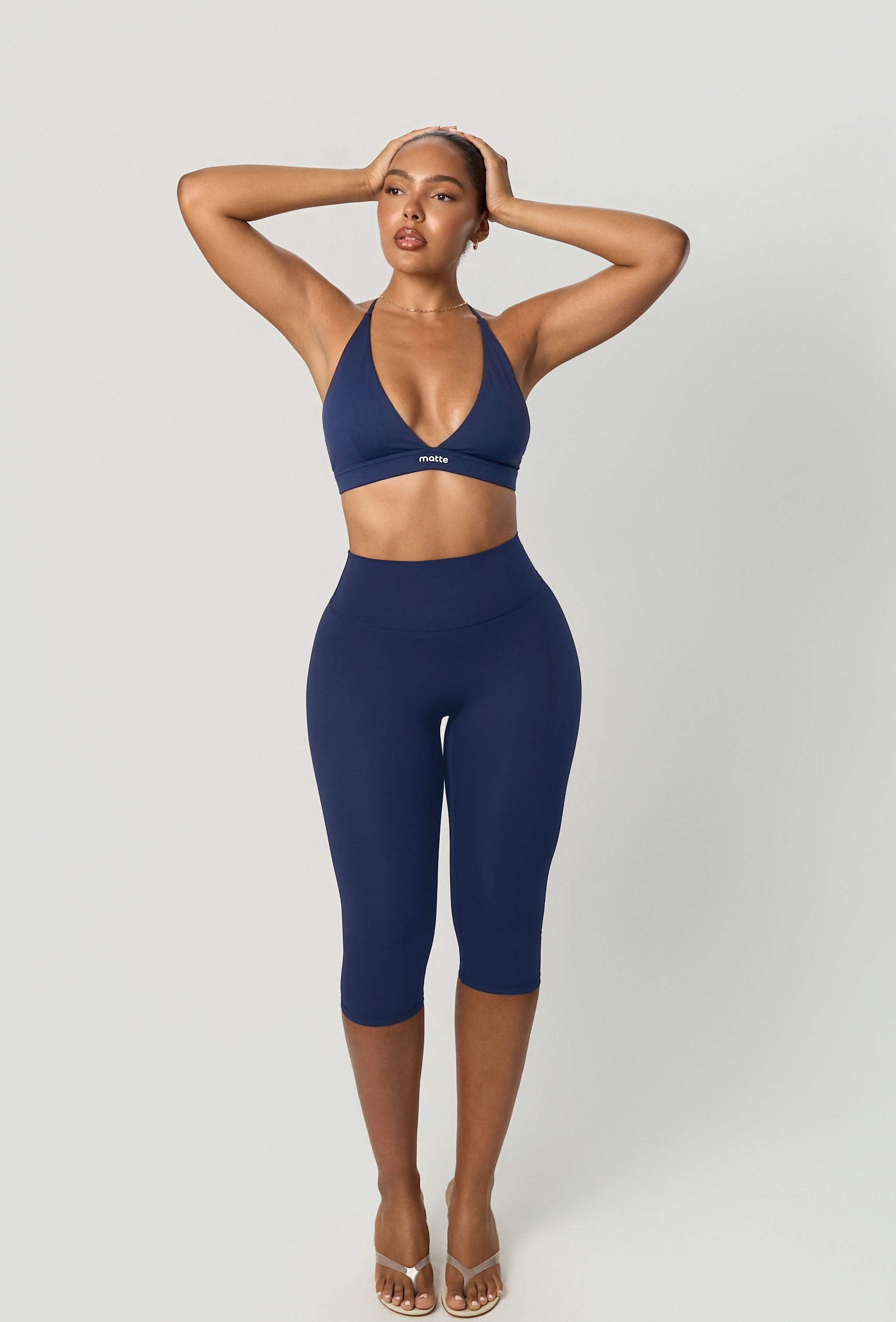 Capri Essential Legging - Navy