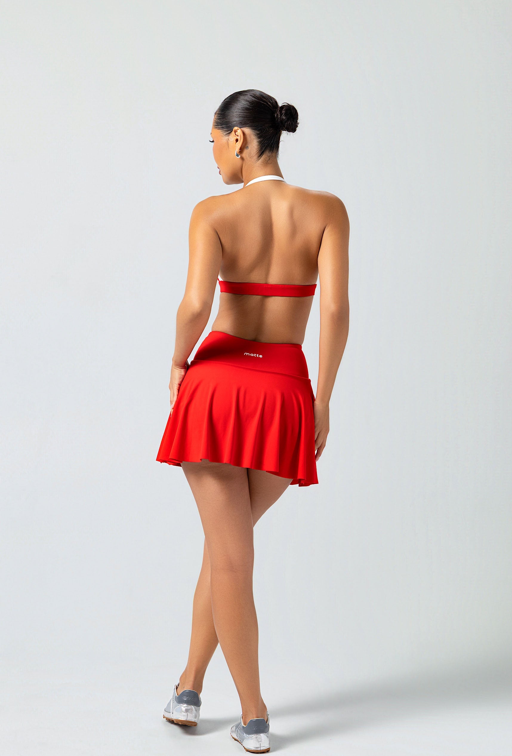 Lounge Tennis Skirt - Maraschino