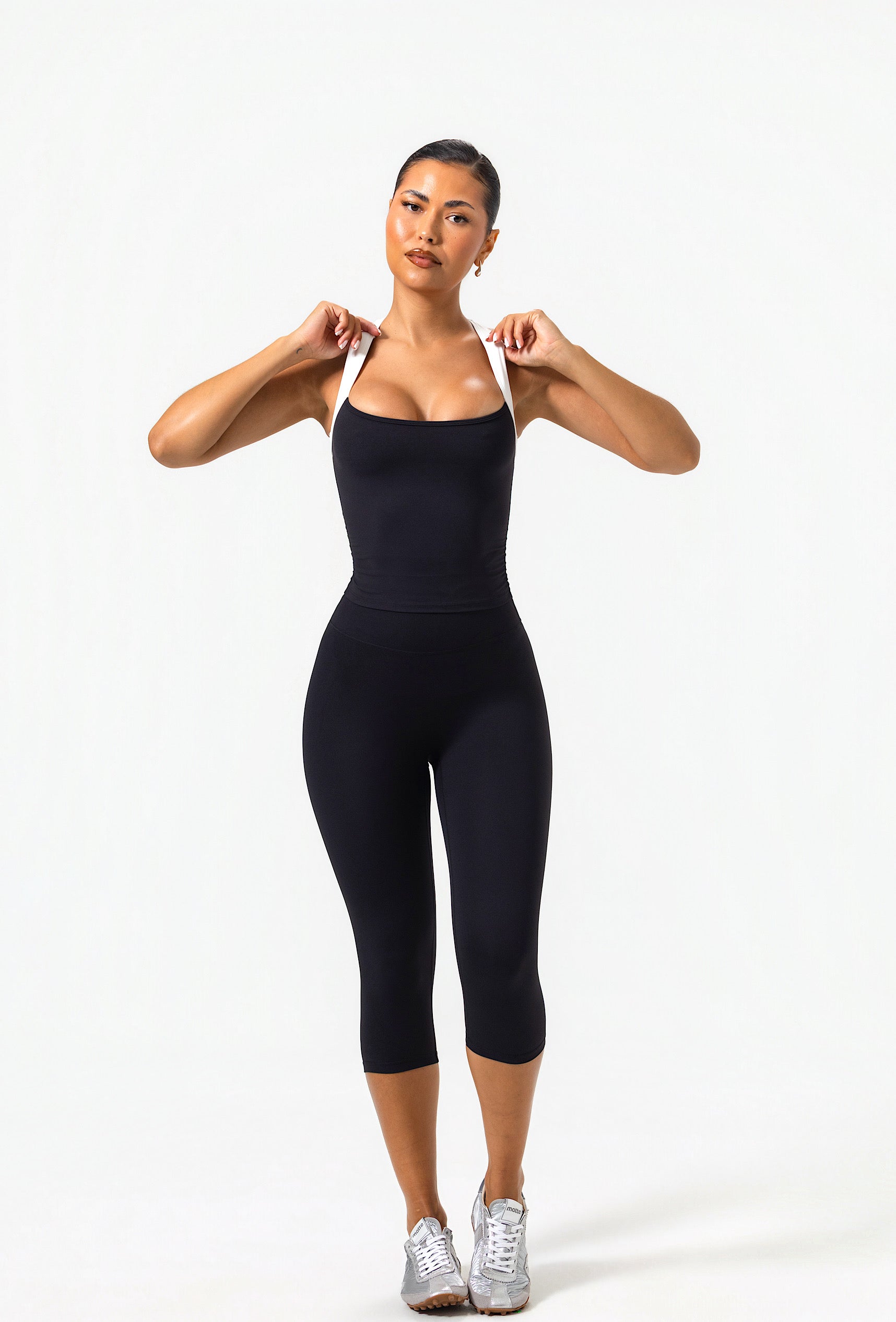 Soft Cinch Tank - Black