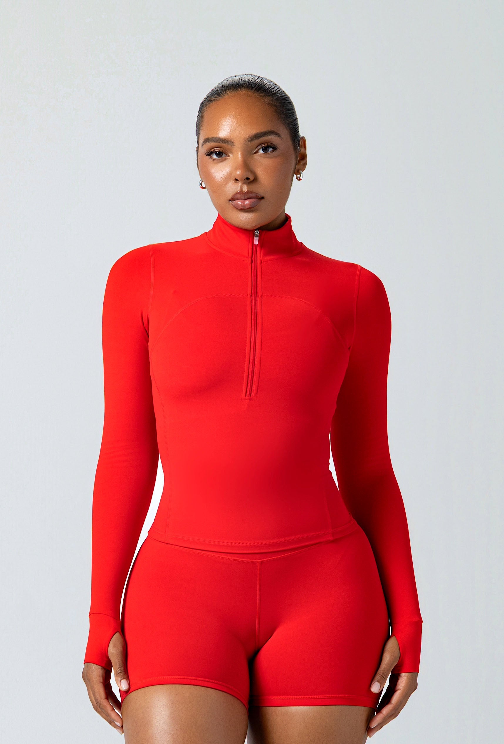 Contour Half Zip - Maraschino