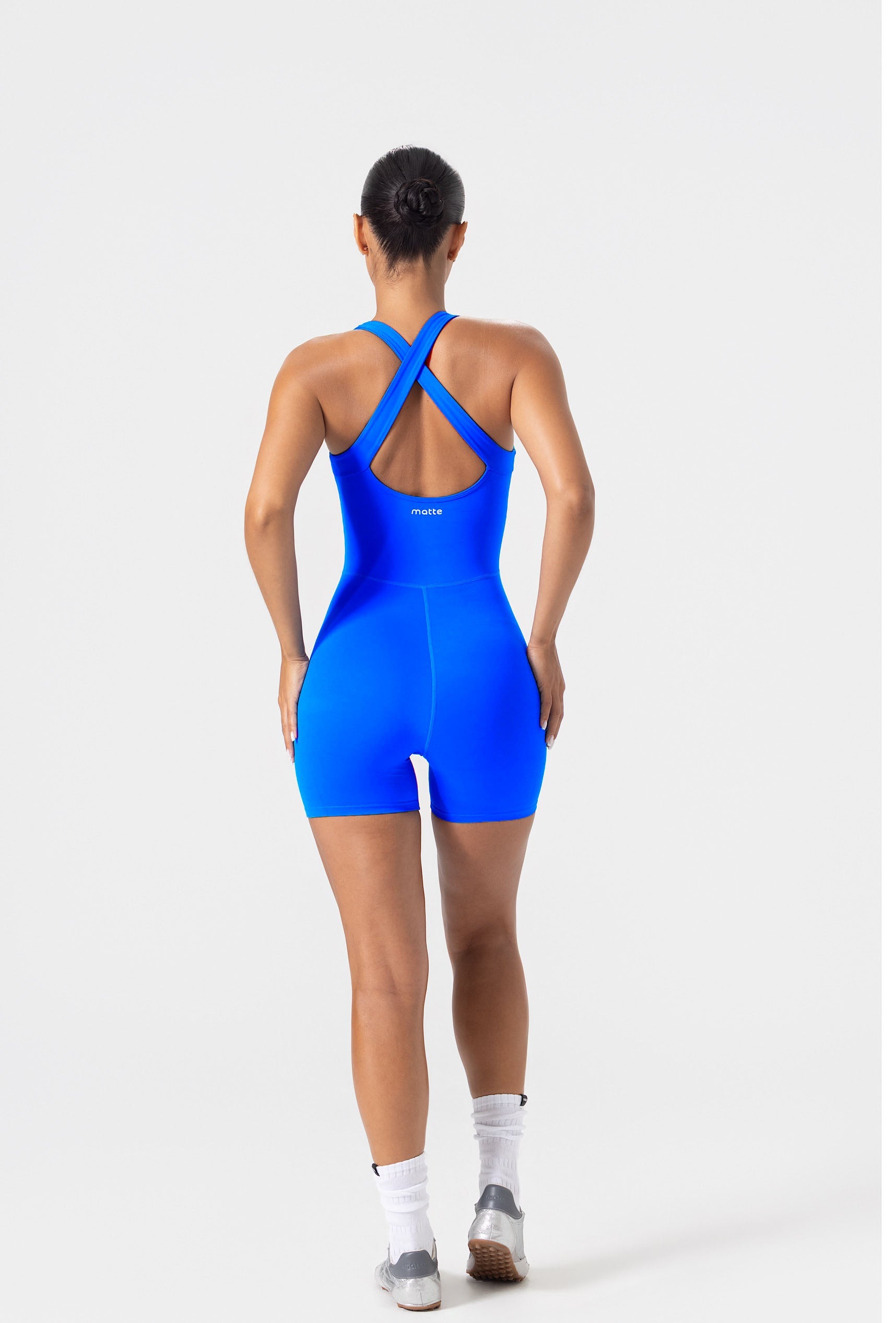 Form Biker Short Jumpsuit - Santorini
