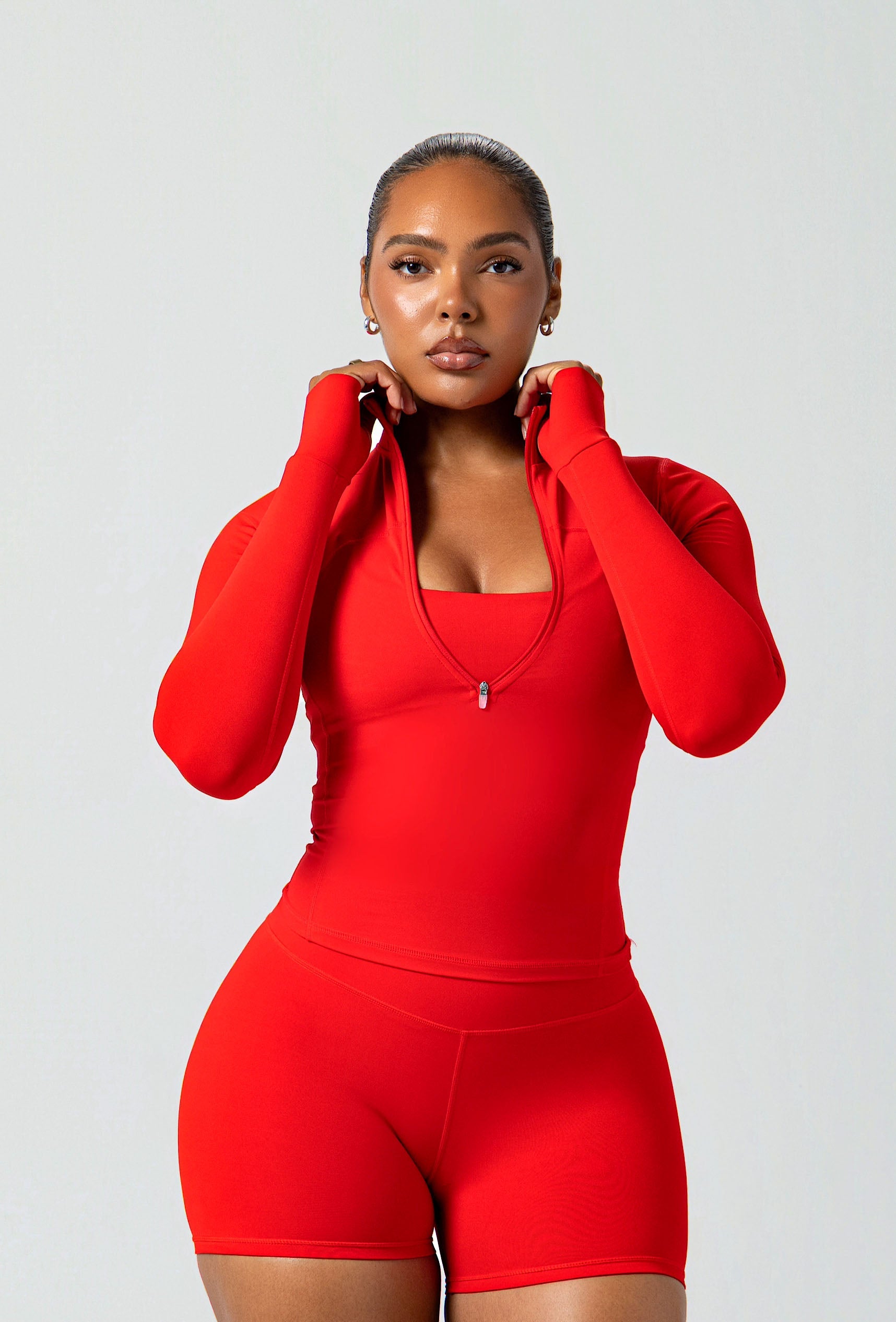 Contour Half Zip - Maraschino