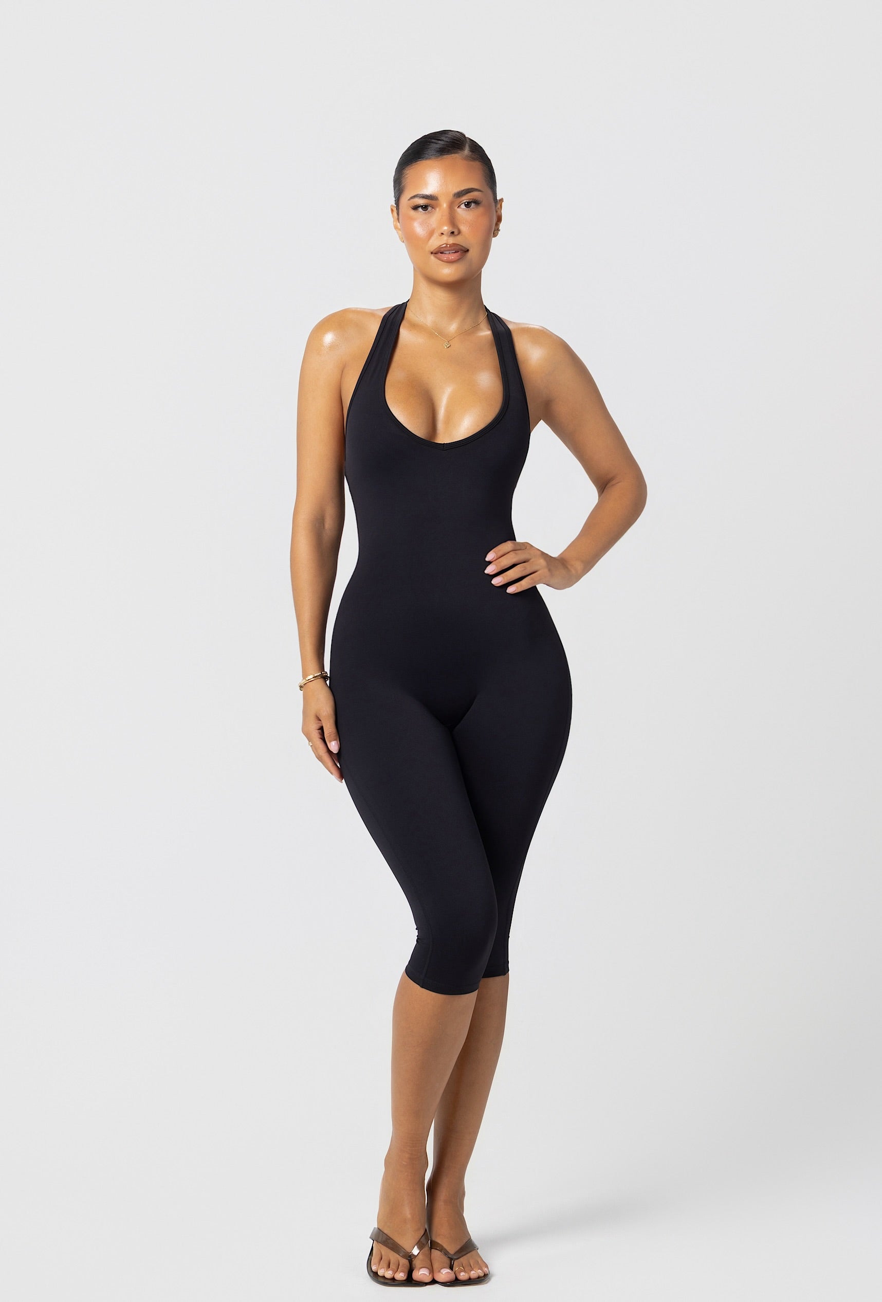 Form Halter Capri Jumpsuit