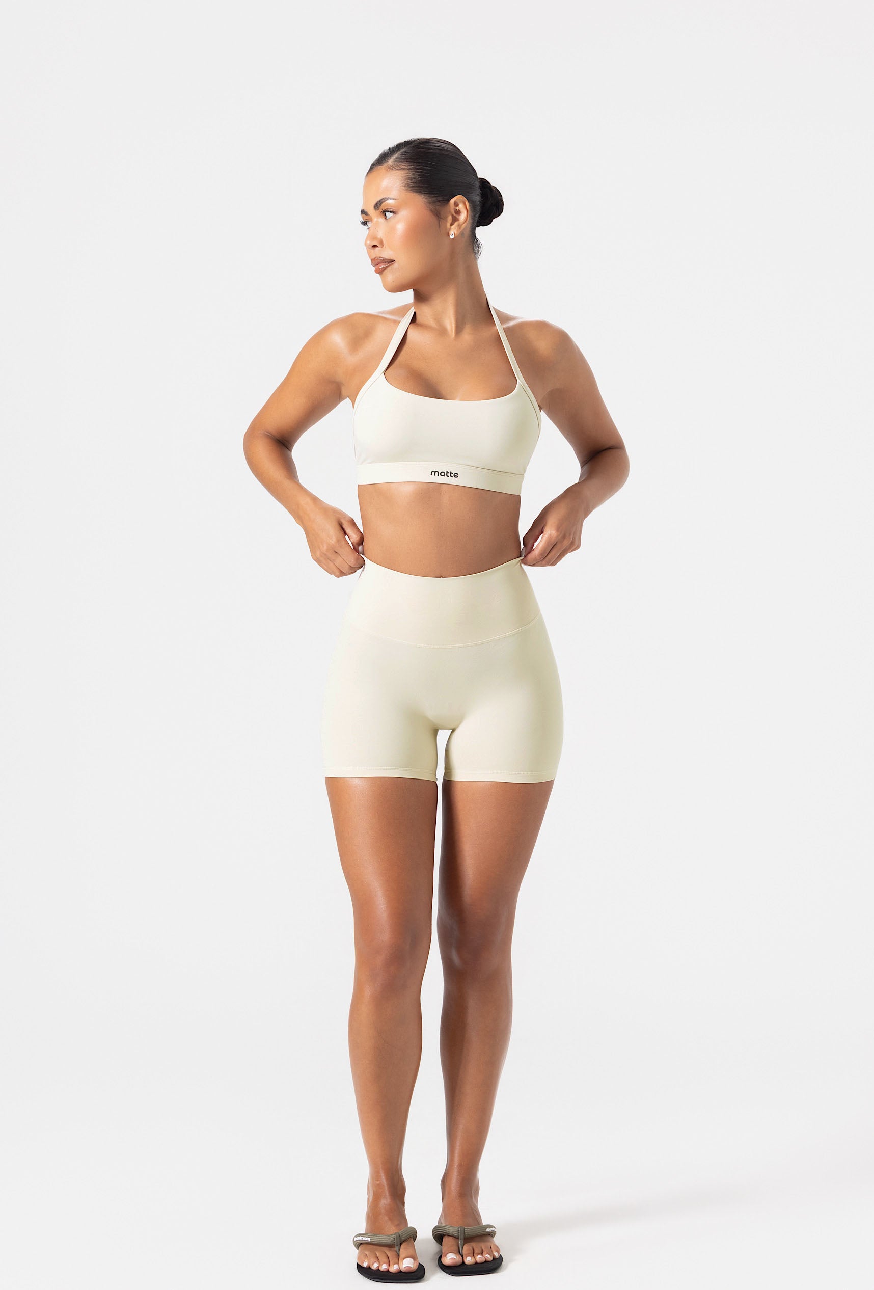 Essential 4" Biker Shorts - Vanilla