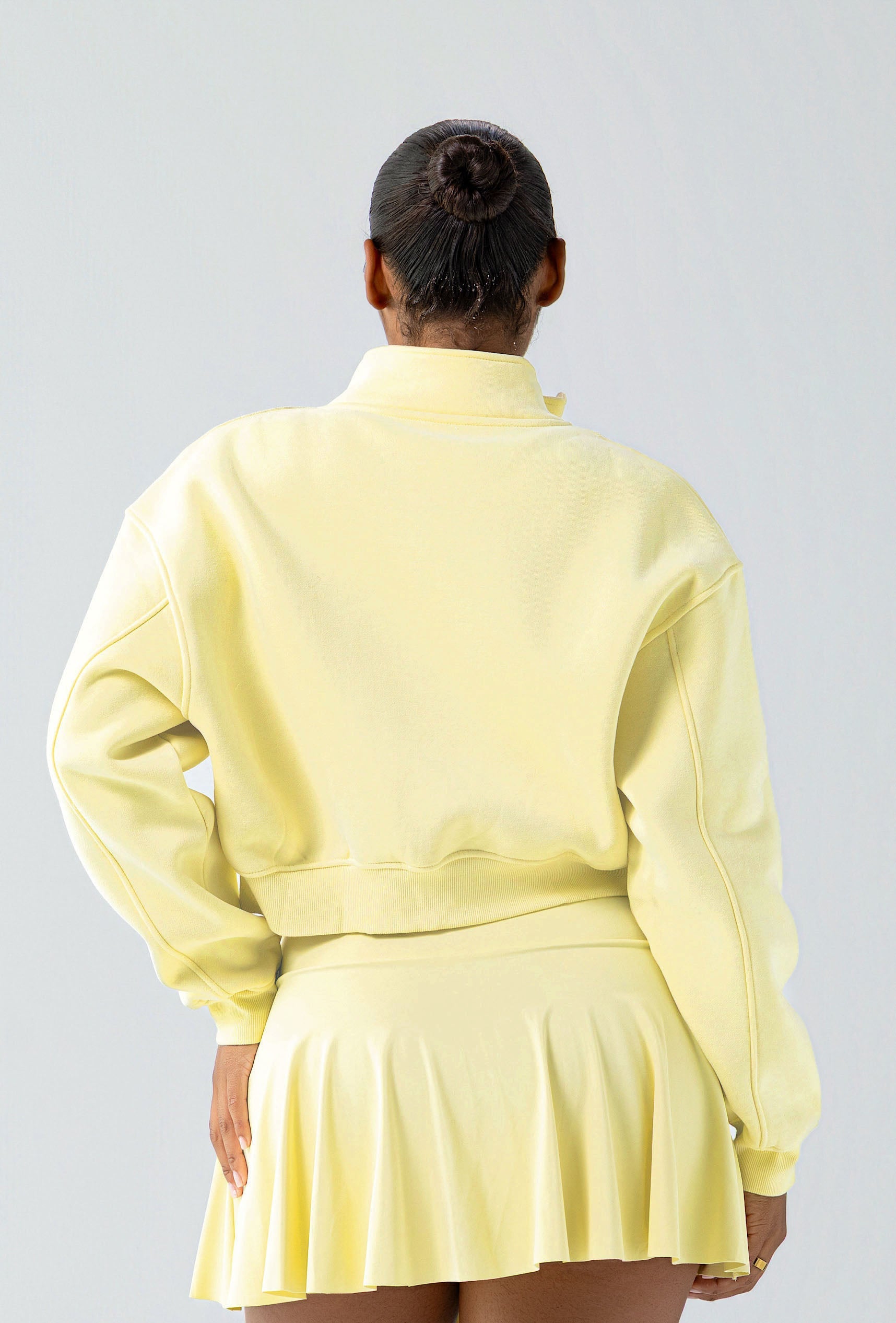 Matte Varsity Jacket - Buttercup