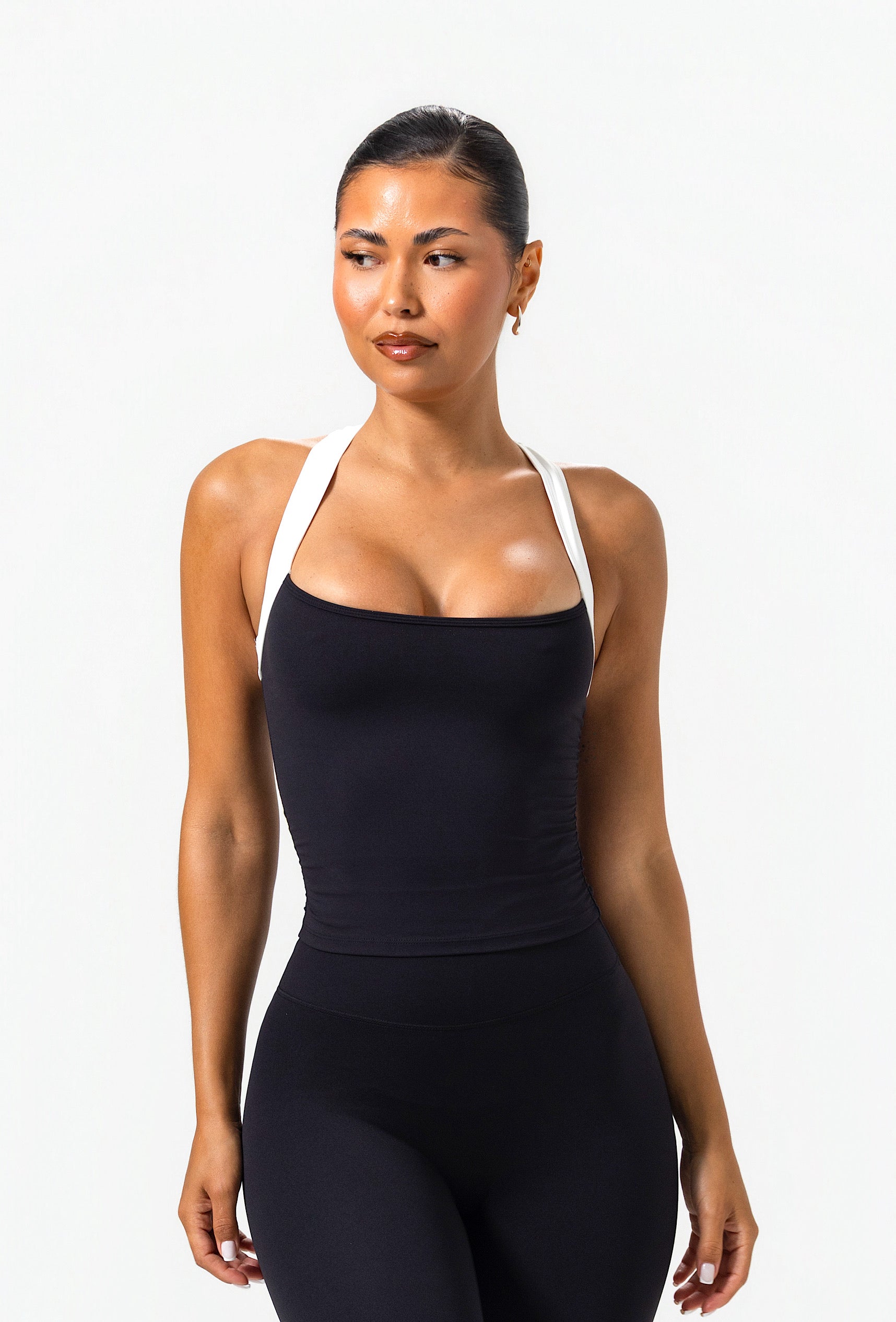 Soft Cinch Tank - Black