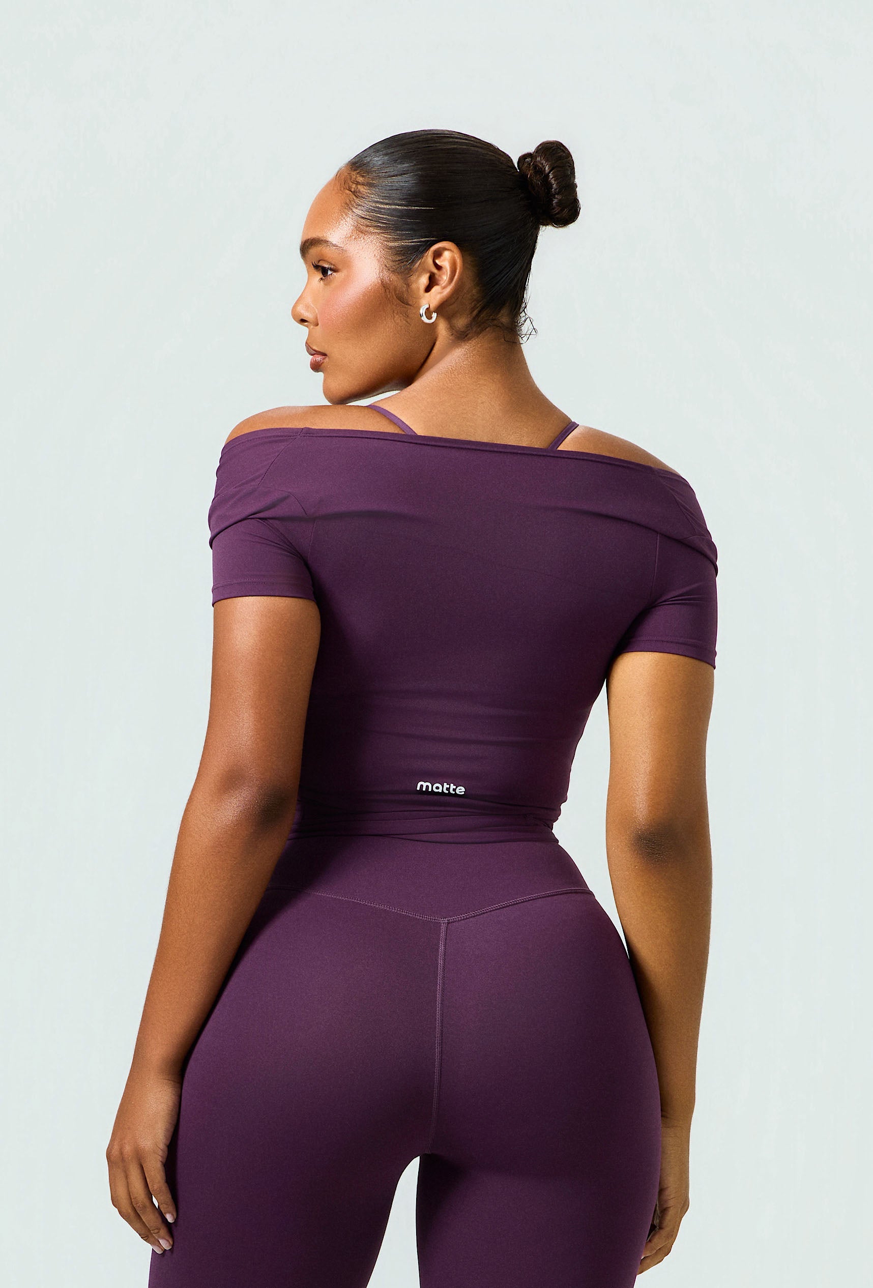 The Halo Wrap - Plum
