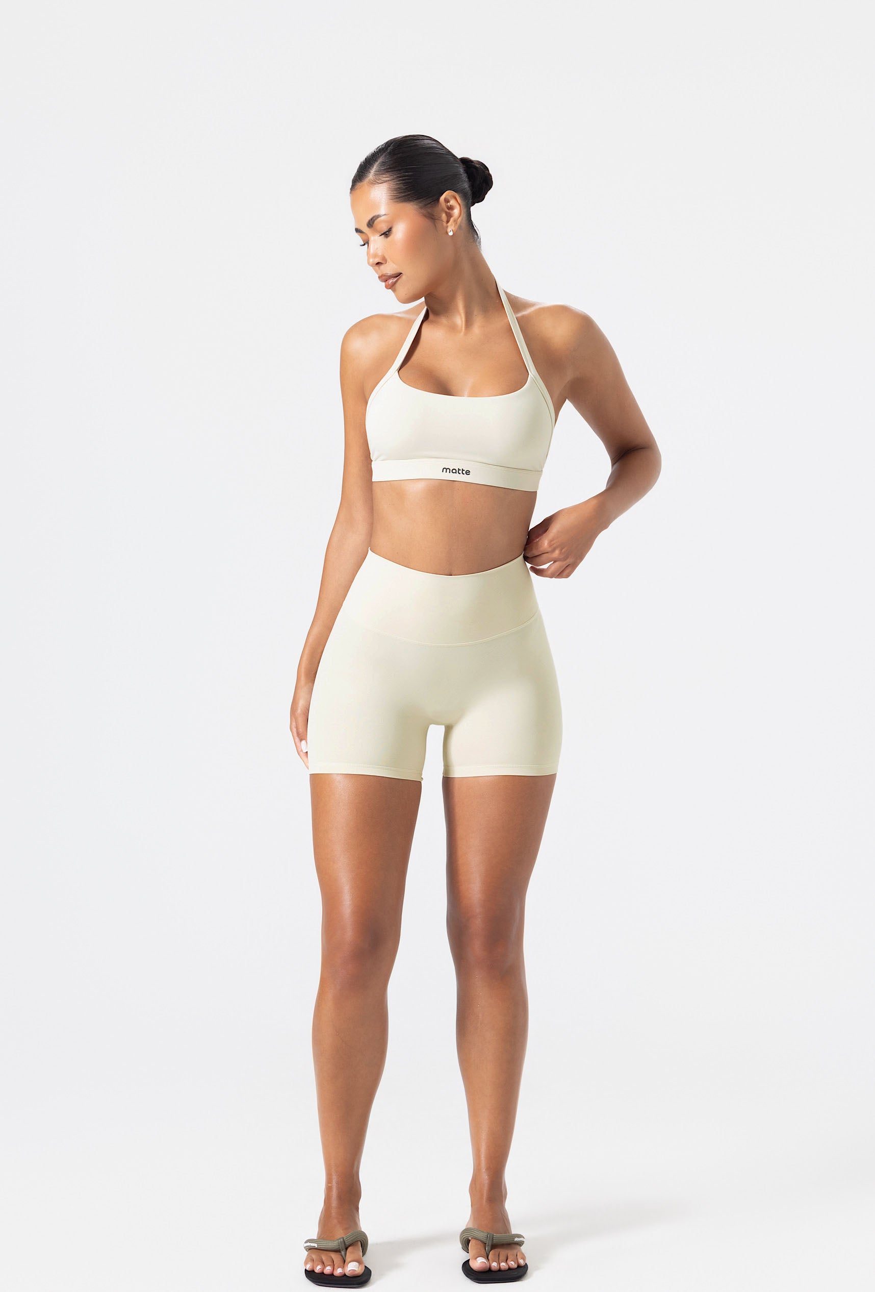 Essential 4" Biker Shorts - Vanilla