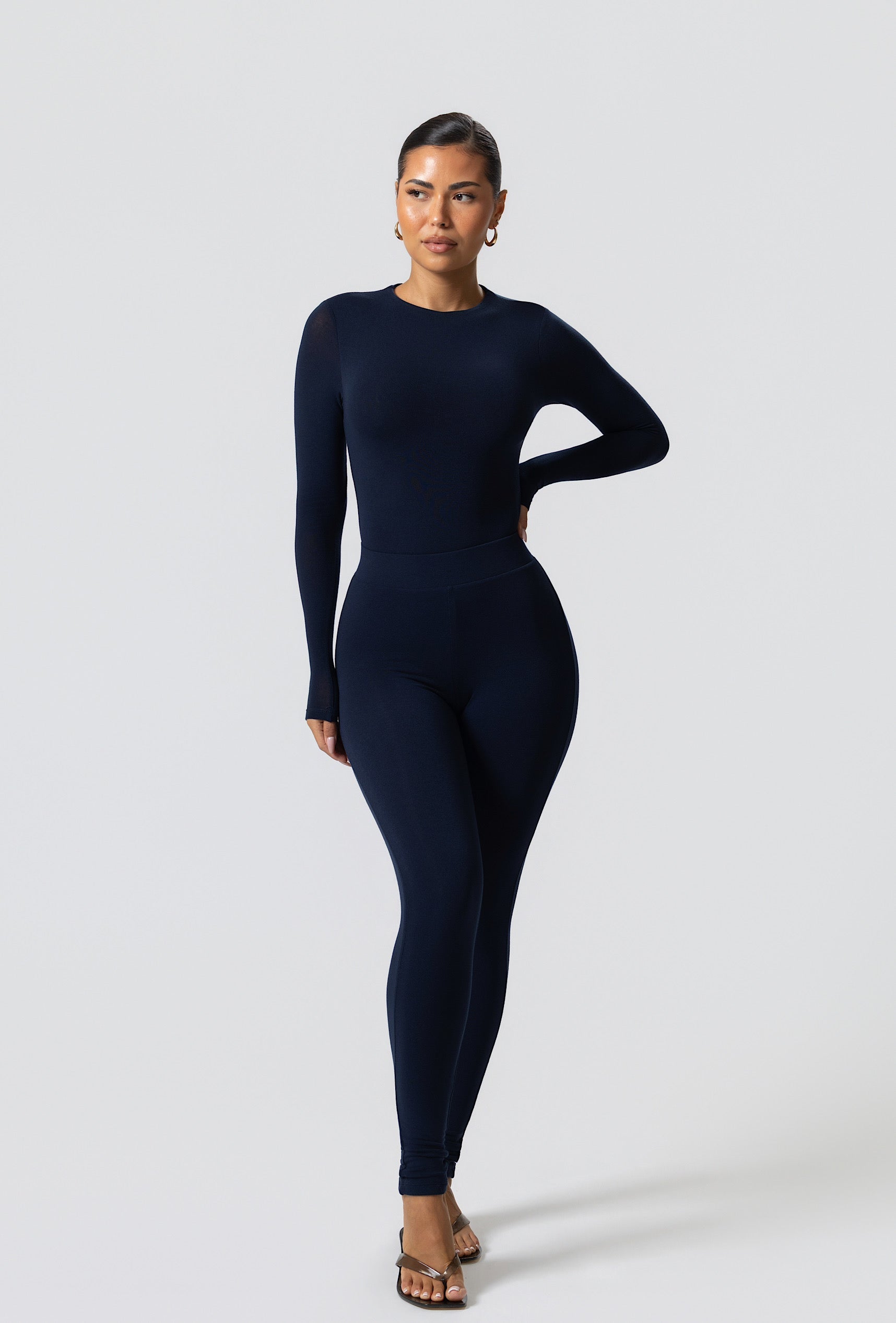 Matte Basix Sculpt Leggings - Navy