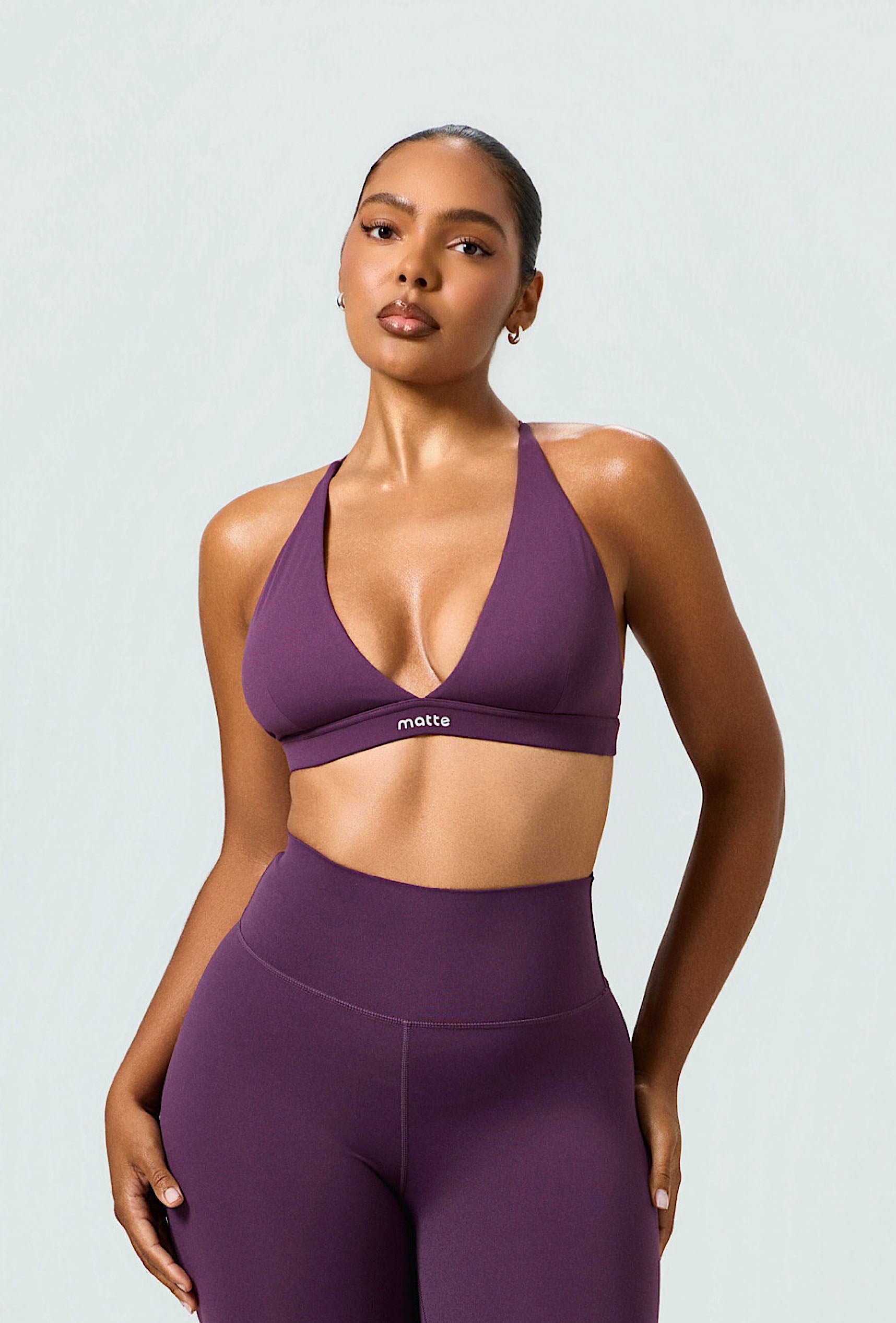 Softsculpt Triangle Bra - Plum