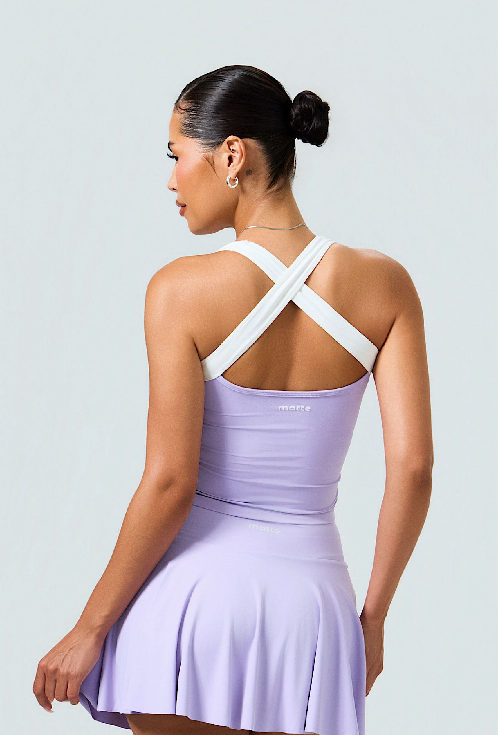 Soft Cinch Tank - Lilac