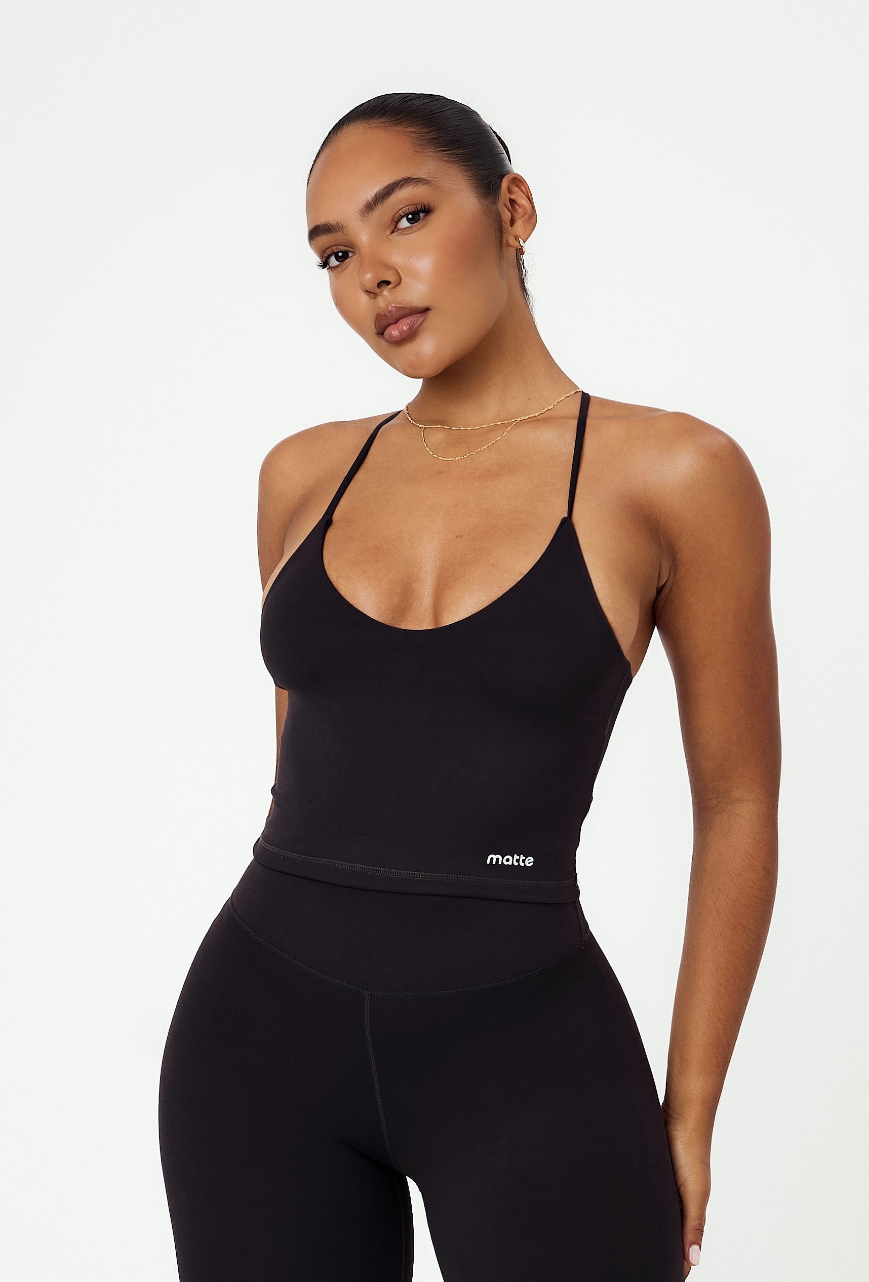 Bareform Double Layer Tank - Black