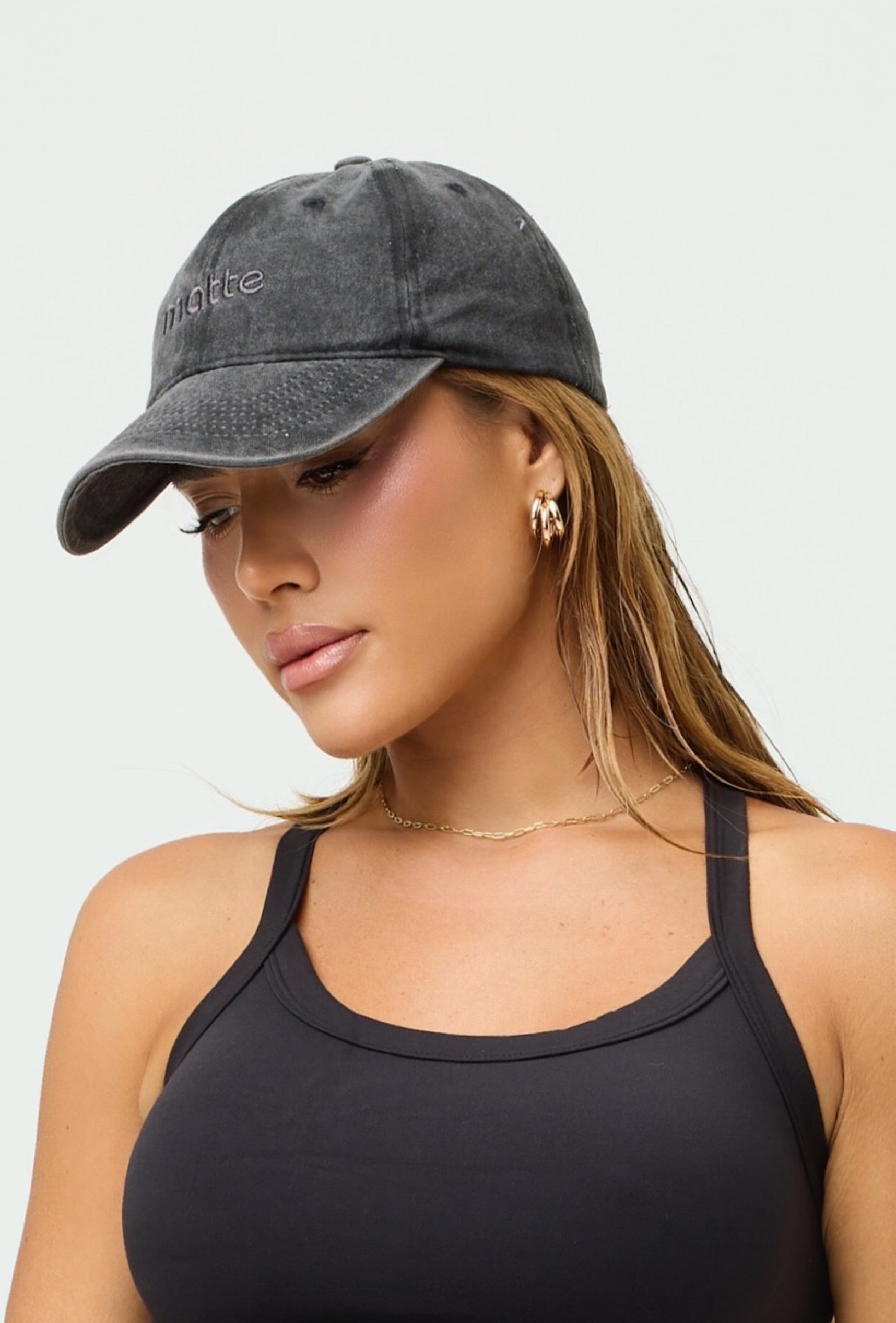 Essential Denim Cap - Onyx